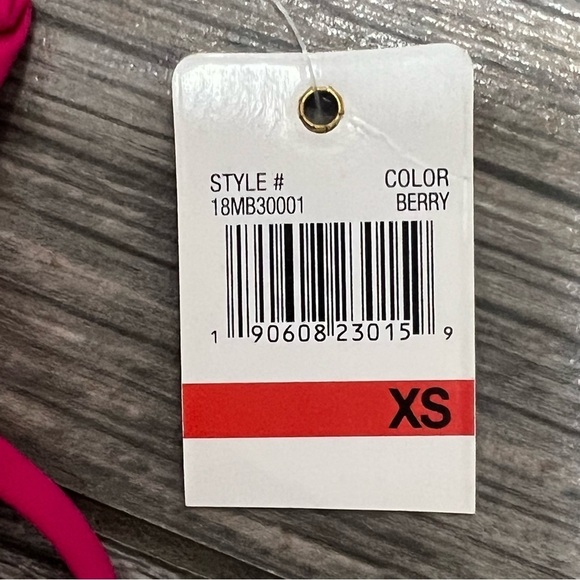 NWT Anne Cole Bikini Bottoms XS Berry Side Tie X-Small - Picture 9 of 11